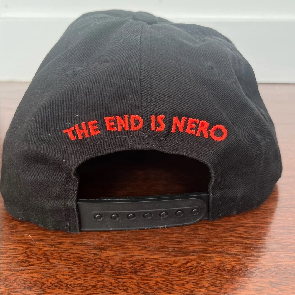 Queens Of The Stone Age The End Is Nero Unisex Black And Red Baseball Hat